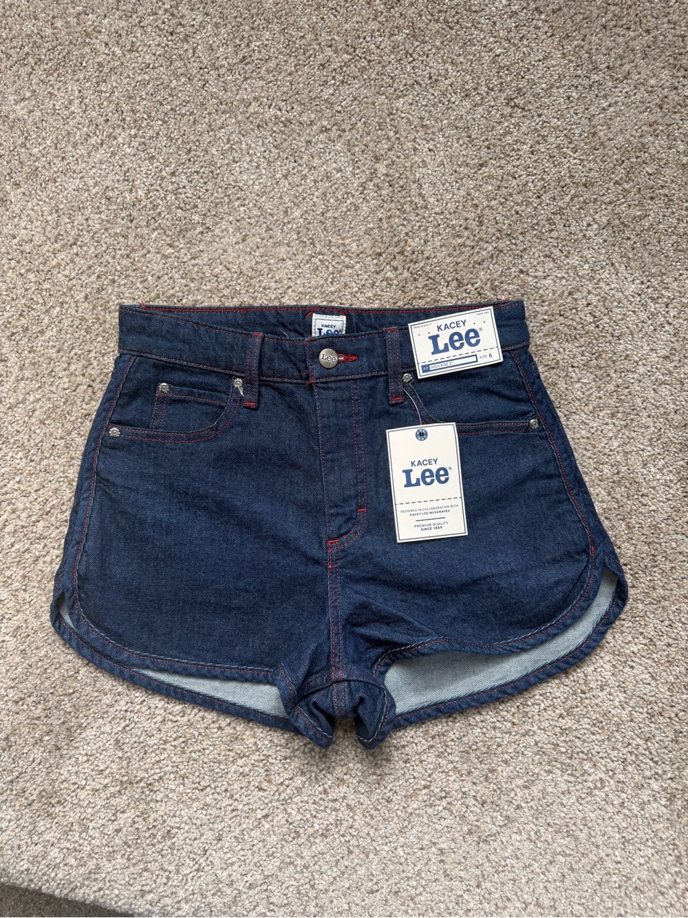 Kacey Musgraves Jean Denim Shorts, Size 6